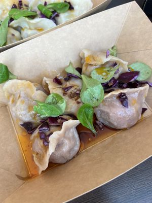   at Lin's Veggie Dumplin' in Vienna