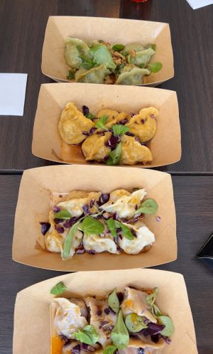   at Lin's Veggie Dumplin' in Vienna