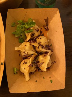   at Lin's Veggie Dumplin' in Vienna