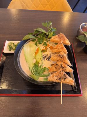 tofu noodle soup (10/10)  at Lin's Veggie Dumplin' in Vienna