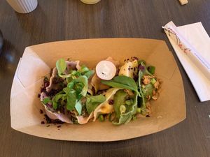   at Lin's Veggie Dumplin' in Vienna