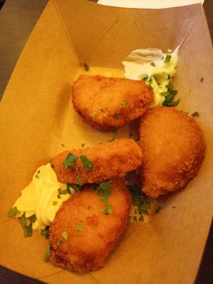 Vegan nuggets at Lin's Veggie Dumplin' in Vienna