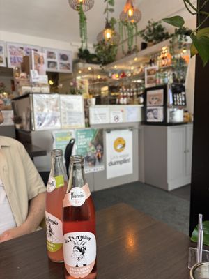 Order at the desk   at Lin's Veggie Dumplin' in Vienna