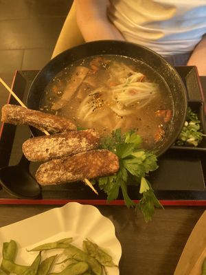 Goji tempeh ramen  at Lin's Veggie Dumplin' in Vienna