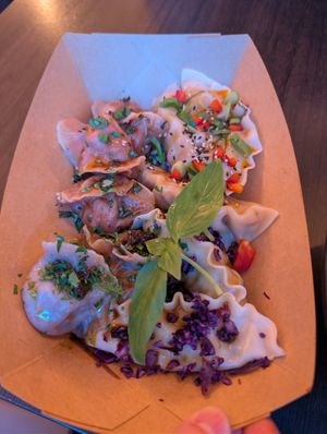Some of the best dumplings I've ever had at Lin's Veggie Dumplin' in Vienna