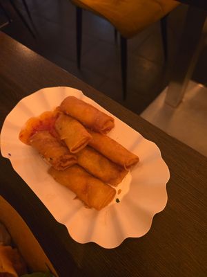 Mini Spring Rolls at Lin's Veggie Dumplin' in Vienna