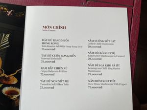 Menu   at Tứ Phủ Coffee in Ho Chi Minh City