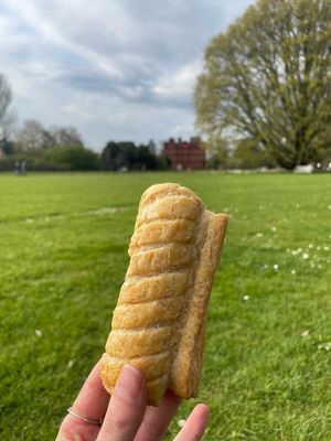 Vegan sausage roll  at Family Kitchen & Shop in Richmond