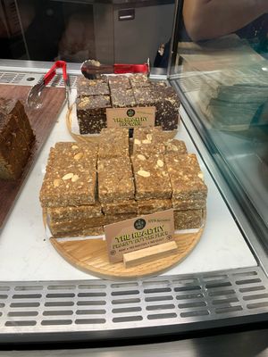 Vegan healthy slices. So delicious!  at SYD - Pulp+Grind - T2 in Mascot