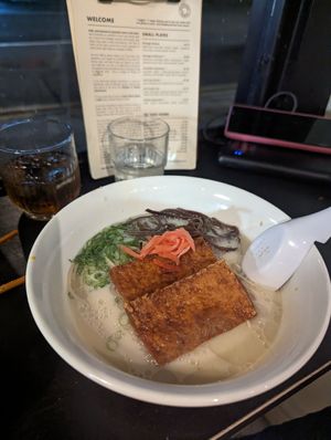 Classic tonkotsu at Matsudai Ramen in Cardiff