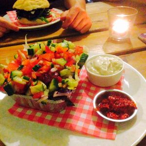 vegan kapsalon  at Burgertrut in Rotterdam