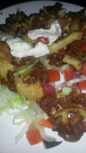 Vegan kapsalon at Burgertrut in Rotterdam