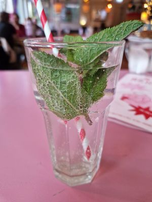 Homemade Lemonade Mint & Lemon at Burgertrut in Rotterdam