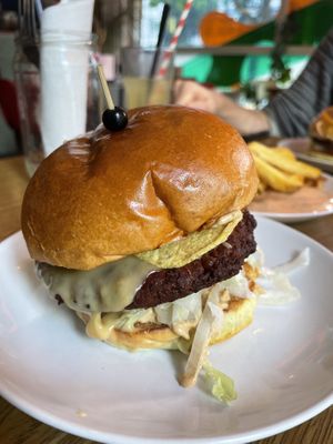 Jalapeño hero burger   at Burgertrut in Rotterdam