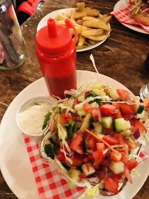 Vegan kapsalon   at Burgertrut in Rotterdam