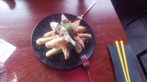 Eggplant entree at Neon Ramen  in Everton Park