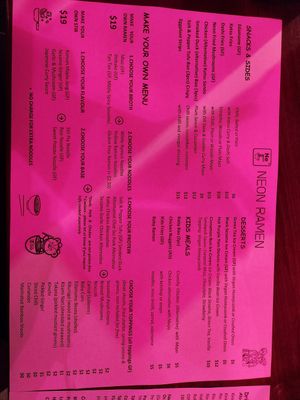  at Neon Ramen  in Everton Park