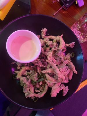 Fried mushrooms- dont recommend   at Neon Ramen  in Everton Park