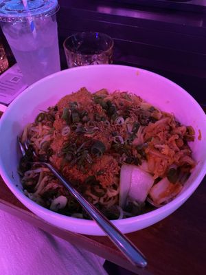 Stir fry with Japanese Curry and Katsu “chicken”  at Neon Ramen  in Everton Park