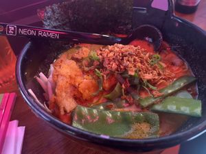  at Neon Ramen  in Everton Park