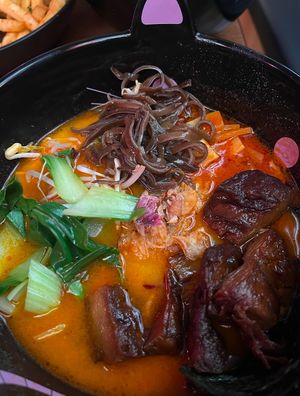 Mock meat ramen  at Neon Ramen  in Everton Park