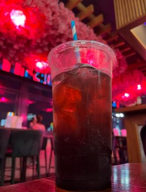 Blueberry soda   at Neon Ramen  in Everton Park
