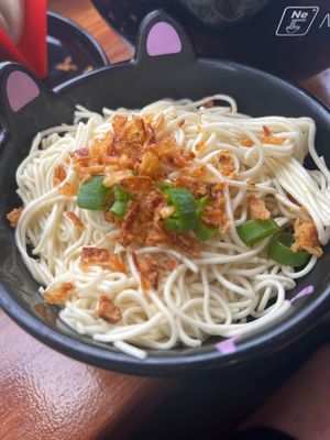 The ‘extra noodles'  at Neon Ramen  in Everton Park