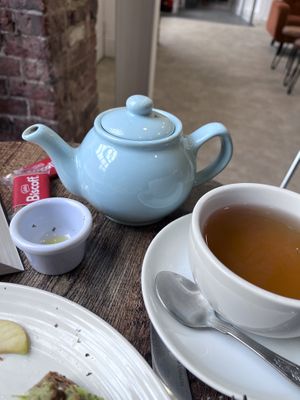 Tea  at World Peace Cafe  in Leeds