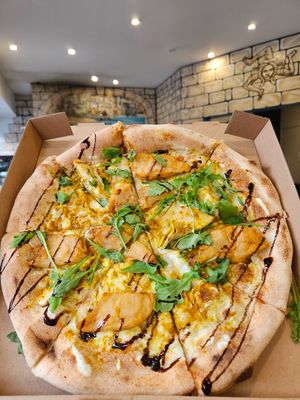 La Gialla. Délicieuse imitation "poulet" avec curry et cœur d'artichaut  at Oh Sapristi Béthune in Bethune