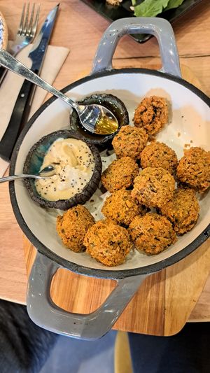 Falafel plate at Totale Pizzeria - Parque das Nações in Lisbon