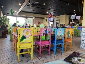 Colorful inside  at Las Piramides in Huber Heights