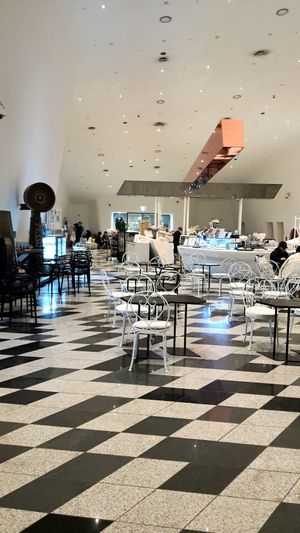 interior of cafe - seating at Cafe De Fessonia - 카페드페소니아 in Seoul