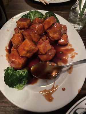 General Tso’s tofu  at Sichuan Garden in Woburn