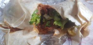 Mock Alt Pastor burrito at Boojum -  Great Victoria Street in Belfast