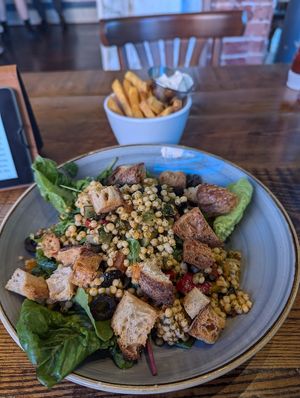 Vegan food at the Forum at Forum Kitchen + Bar in Sheffield