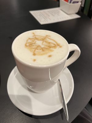 Coffee with soy milk   at Flamel in Lugano