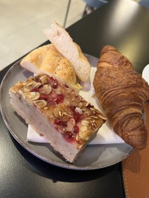 Vegan pastries on request   at Flamel in Lugano