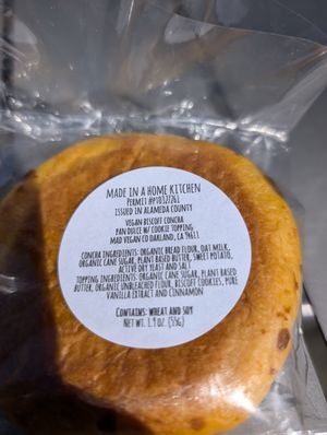 Concha biscoff at Mad Vegan Co - Pre-orders in Oakland