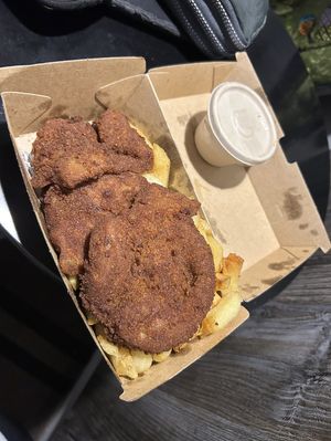   at Suzy Spoon's Vegetarian Butcher in Marrickville