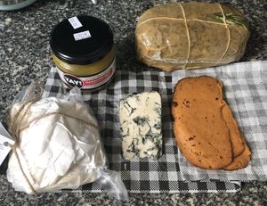 Cheese, roast and pastrami  at Suzy Spoon's Vegetarian Butcher in Marrickville