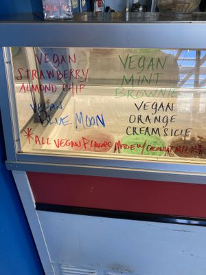 Today’s vegan selection   at Full Tilt Ice Cream - Rainier Ave S in Seattle