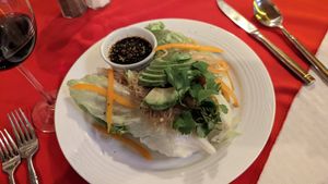 Lettuce wraps at Higos y Olivos  in Cabo San Lucas