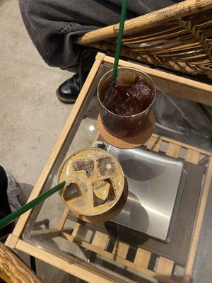 latte is so creamy!! the oat milk tastes so good  at Lino and Aia Coffee Juso Roastery   in Osaka