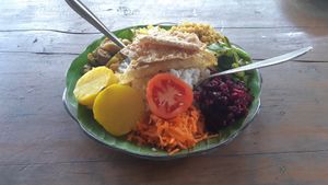 Rice & Curry at Mama's Restaurant  in Ella