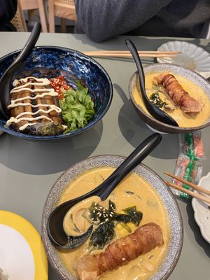 Unagi don and laksa udon  at Midori By Tao's   in Balwyn North