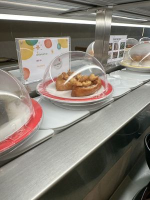 Sushi train cashew inari   at Midori By Tao's   in Balwyn North