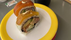 Rainbow rolls  at Midori By Tao's   in Balwyn North