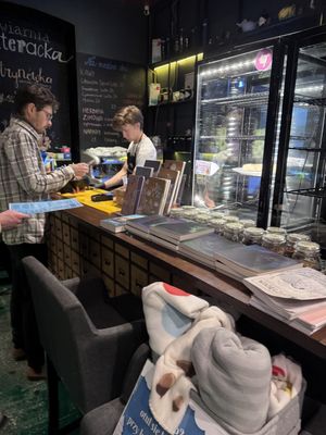 Counter   at Kawiarnia Literacka in Krakow