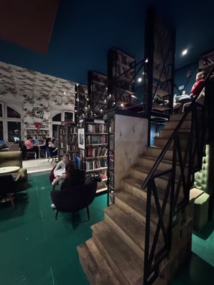 Upstairs   at Kawiarnia Literacka in Krakow