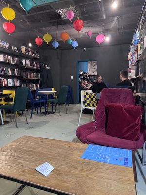 A lot more seating   at Kawiarnia Literacka in Krakow